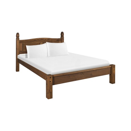 CAMA 2 PLAZAS PINO MARRON MEX