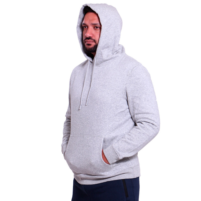 Canguro Diadora Hombre Con Felpa Gris Melange