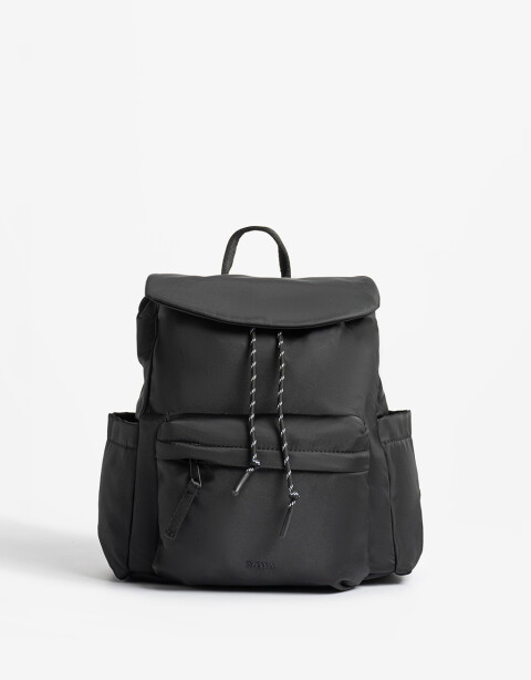 Mochilas Urbanas Nylon Mochila De Nylon - Negro