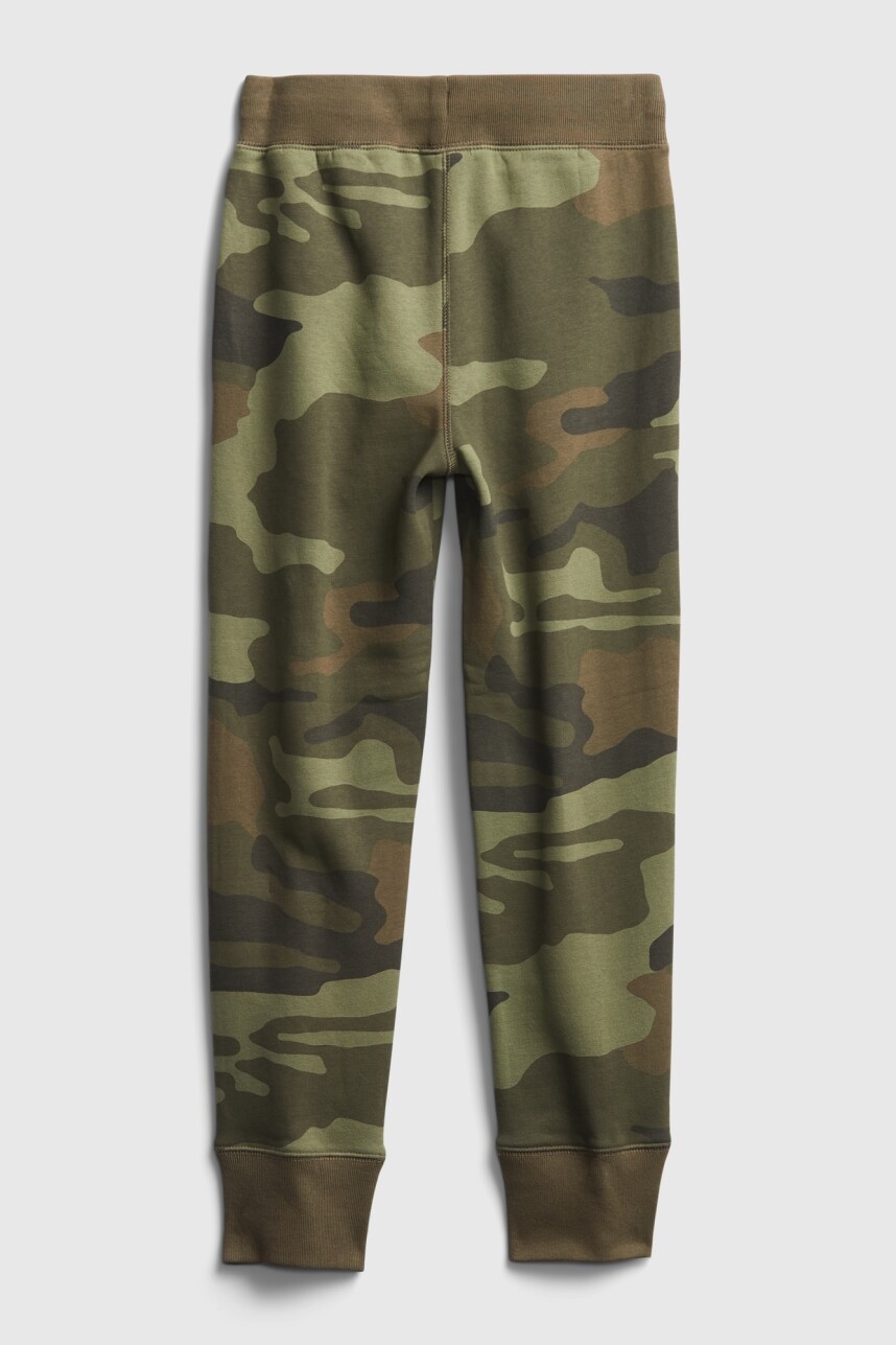 Pantalón Deportivo Logo Con Felpa Gap Niño Green Camo
