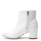 Bota de Mujer Miss Carol HOLY con taco mediano Blanco