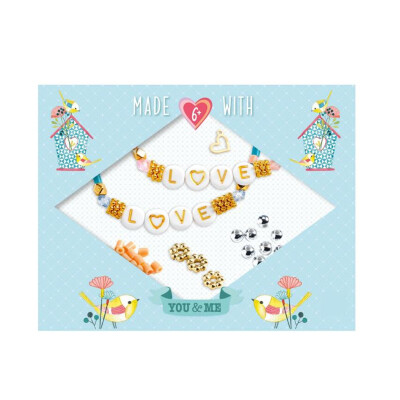 Pulseras dúo de joyería Letras Tú y Yo Djeco Pulseras dúo de joyería Letras Tú y Yo Djeco