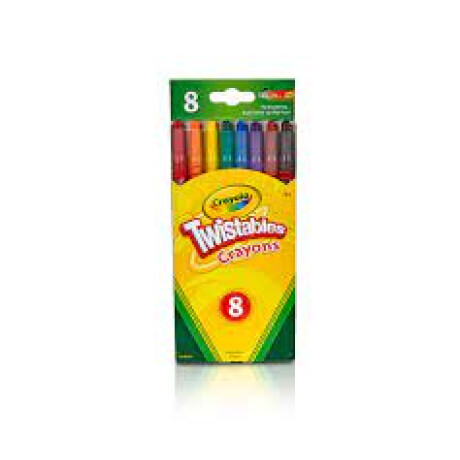 Crayones giratorios de 8 u Crayones giratorios de 8 u