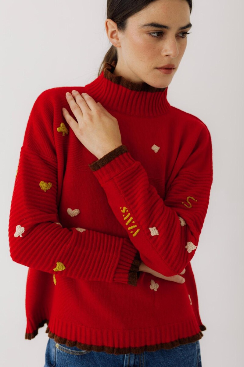 PRE VENTA Buzo Domino - Rojo 
