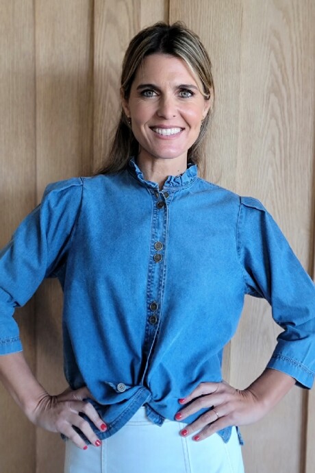 Camisa Carlotta Denim Azul