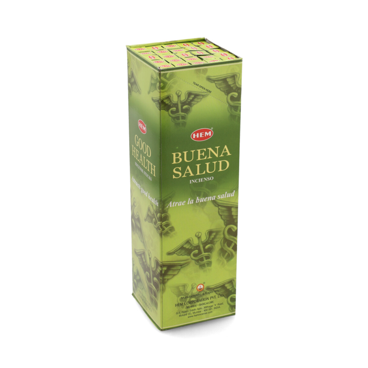 INCIENSO HEM CAJA CARBÓN X25 - Buena Salud 