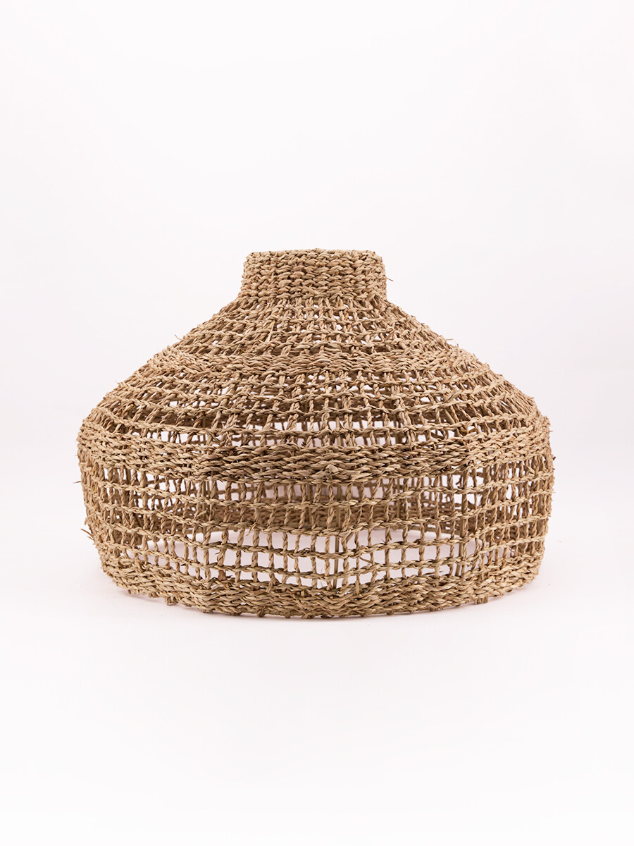 PANTALLA COLGANTE TEJIDA - NATURAL 