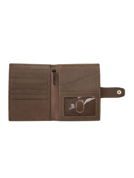 WALLET PASSPORT HOLDER JAVA BROWN