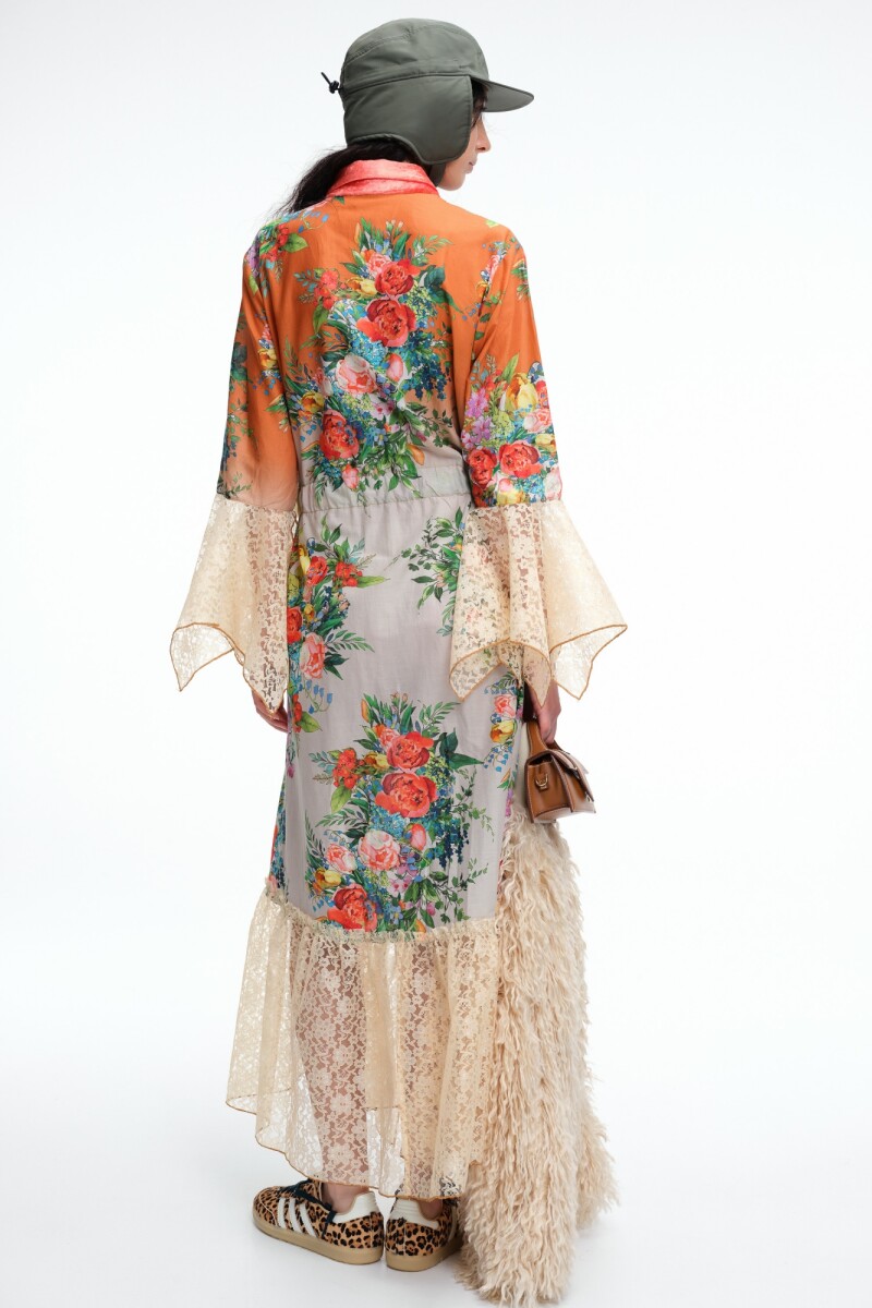 VESTIDO LARGO Estampado