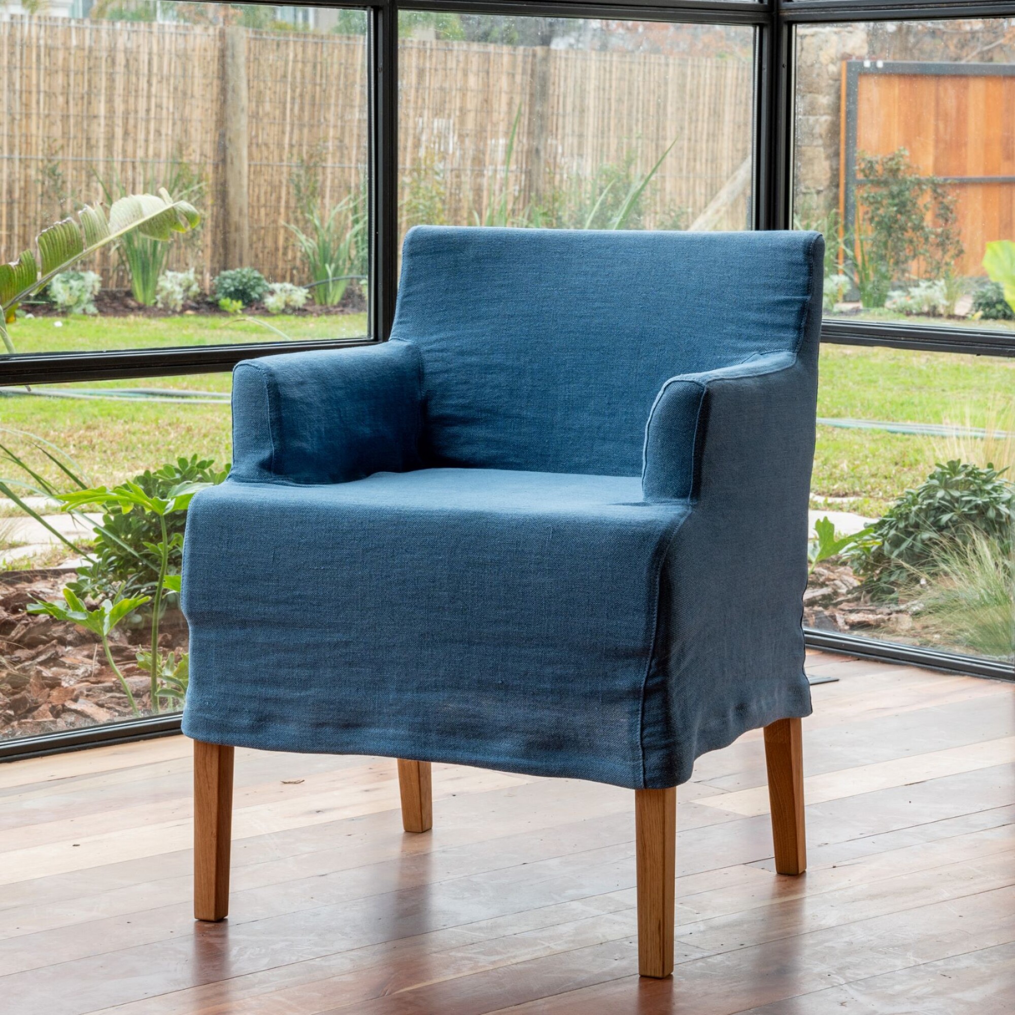 butaca camelia, azul — Soho Deco