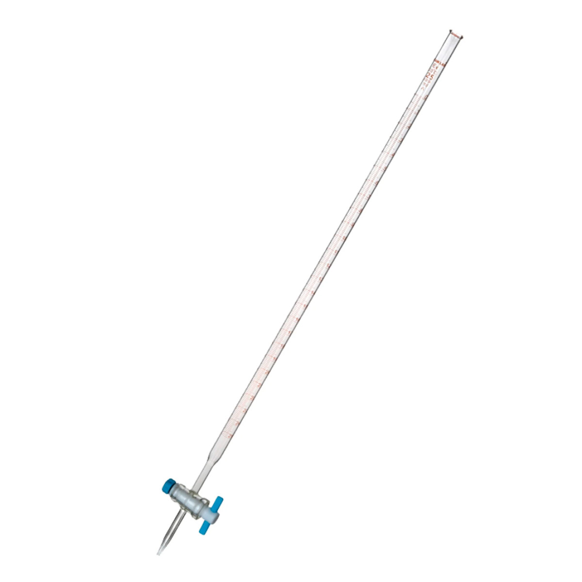 Bureta con Llave Teflón Clase A con Certificado de Lote - 100 mL 