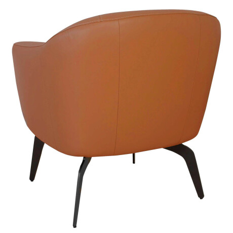 BUTACA FIJA 1 CUERPO CUERO MARRON 1002 CAMEL