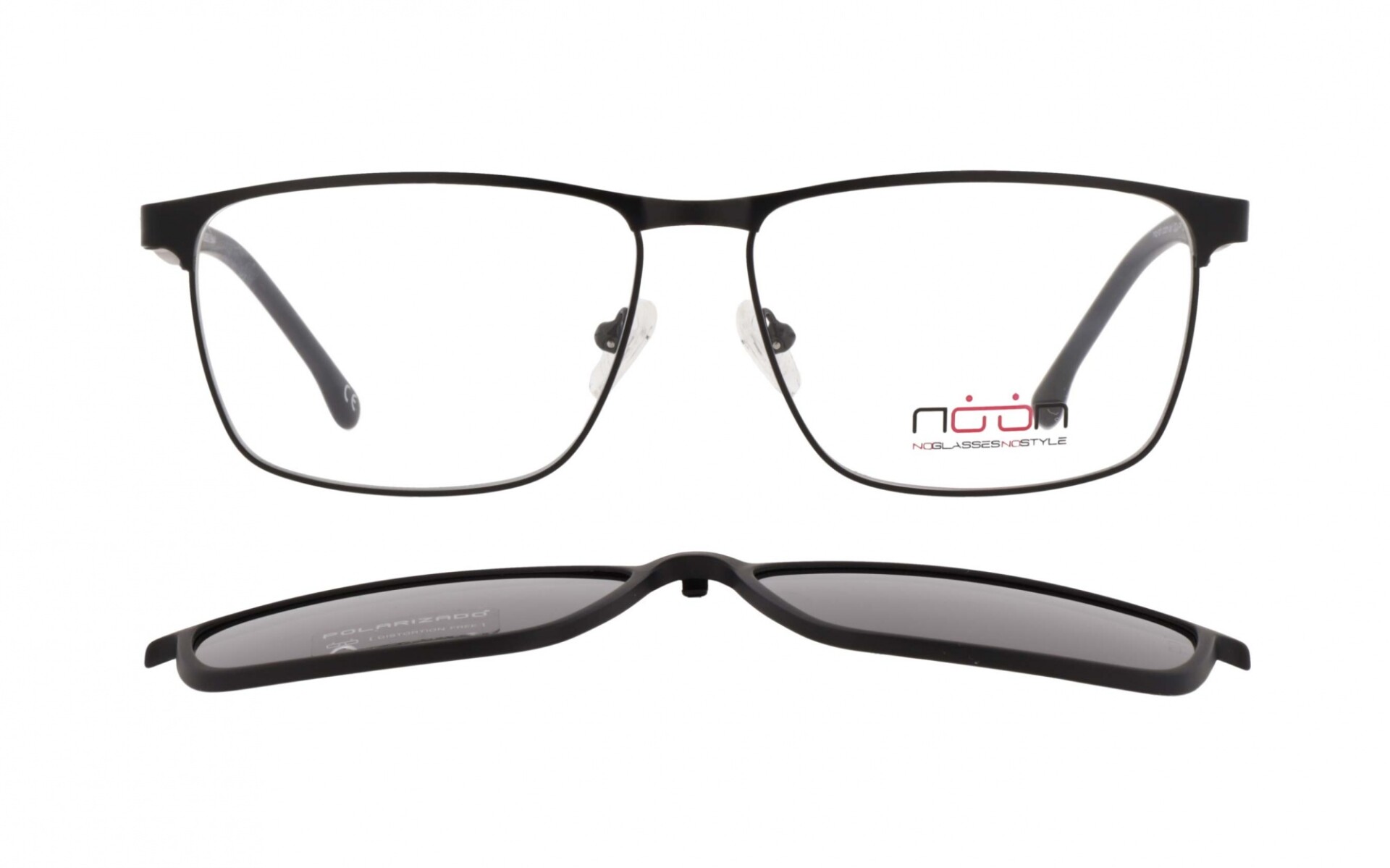 Noon P13 nero matte Clip-On 