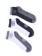 Media corta Deportiva Pack x3 Umbro Hombre Gris, Blanco, Negro