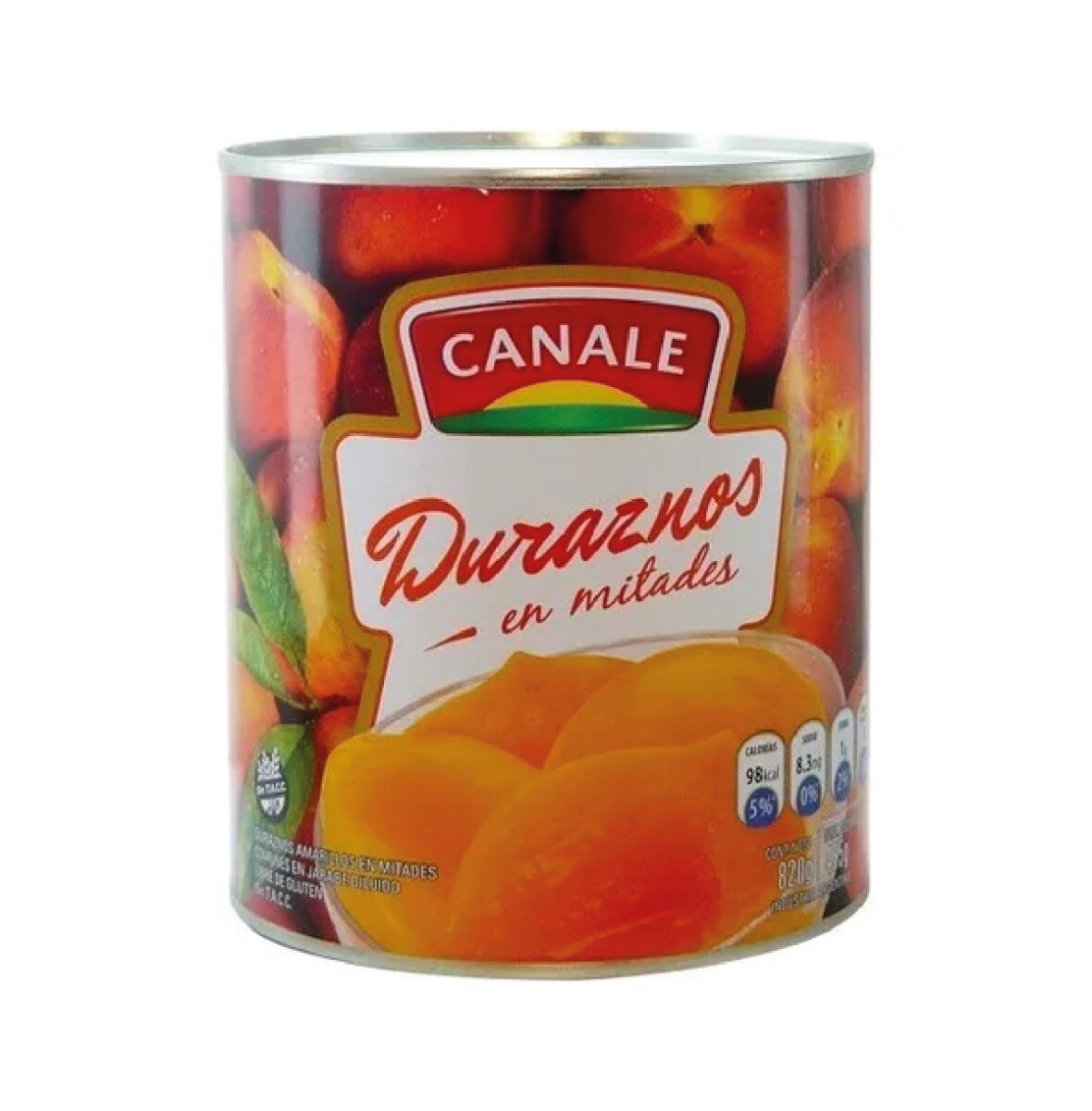 DURAZNO EN ALMIBAR CANALE 820GRS 