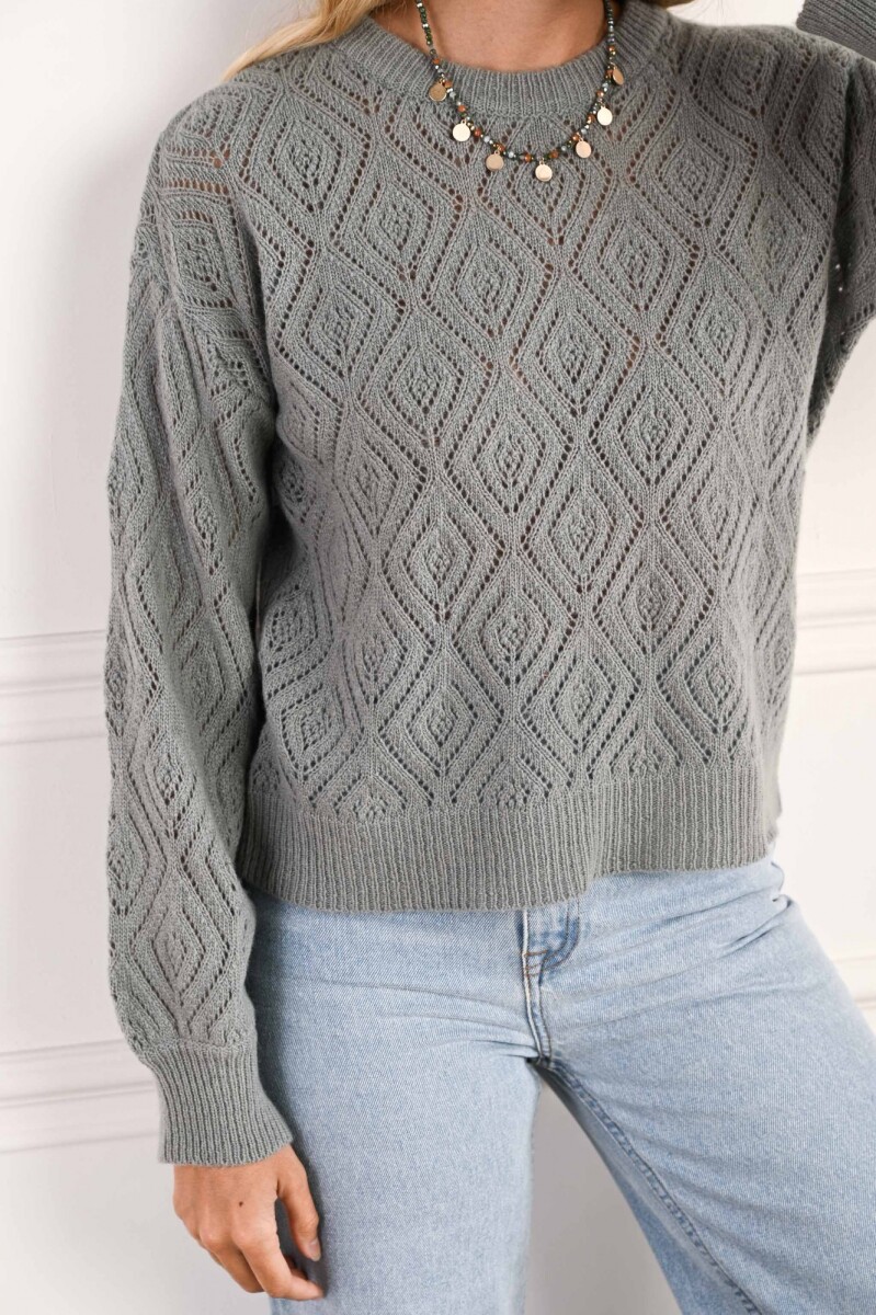 Sweater Textura - Menta 