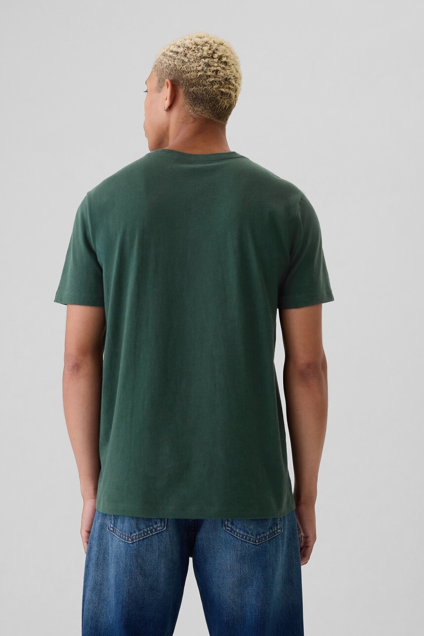 Remera Gráfico Hombre Essex Green 702