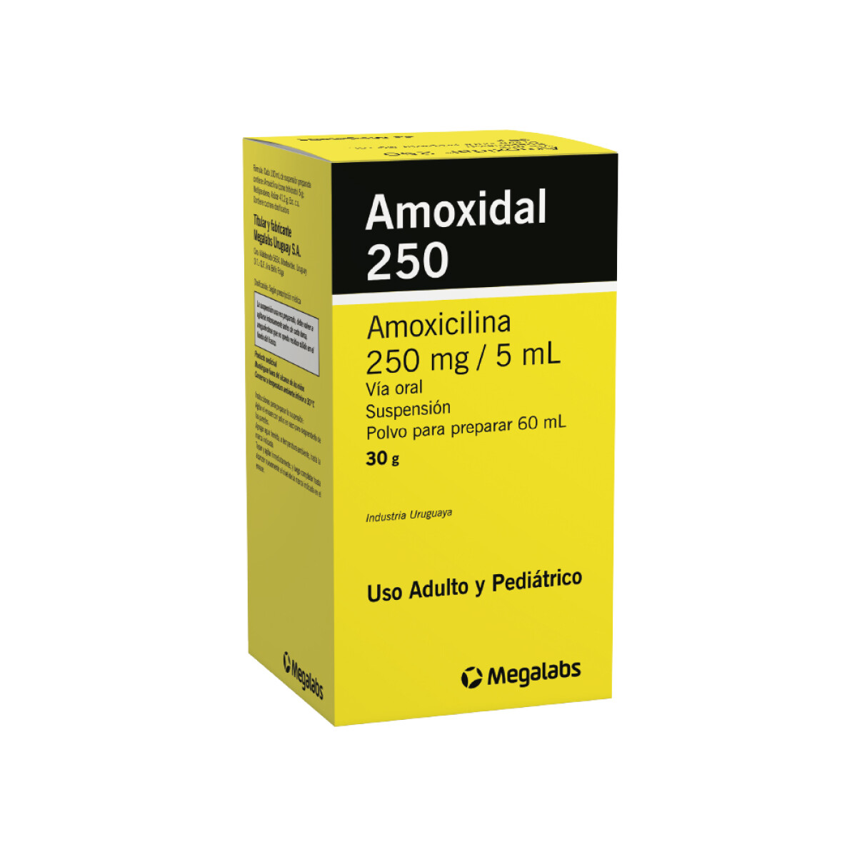 Amoxidal Suspensión 250 Mg. 60 Ml. 