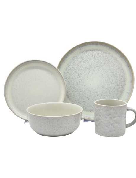 JUEGO VAJILLA 16PCS 27/20/15/414ML NAT JASPEADO JUEGO VAJILLA 16PCS 27/20/15/414ML NAT JASPEADO