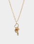 Collares Cortos Metal diferenciado Collares Cortos Multi Dije - Dorado