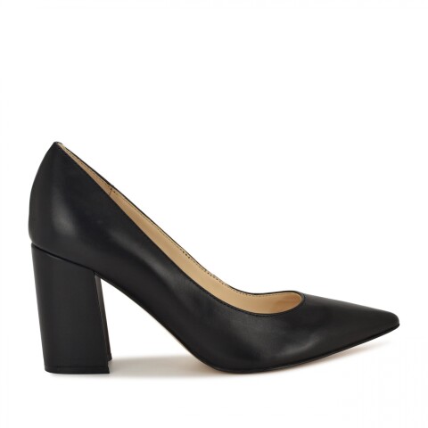 Pump Cara Black Leather