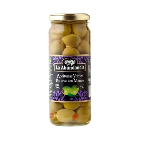 Aceitunas Rellenas Con Morrón La Abundancia Aceitunas Rellenas Con Morrón