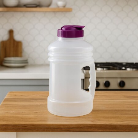 BOTELLA 1,6 LTS TRANSPARENTE VIOLETA