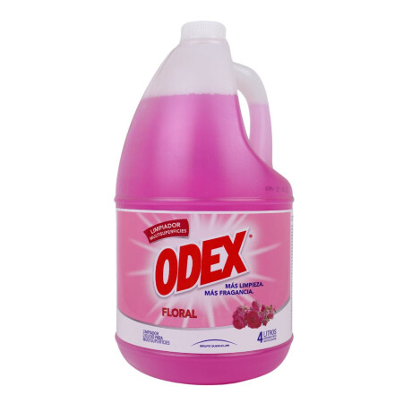 LIMPIADOR LIQUIDO ODEX 4 LT FLORAL MULTISUPERFICIES LIMPIADOR LIQUIDO ODEX 4 LT FLORAL MULTISUPERFICIES