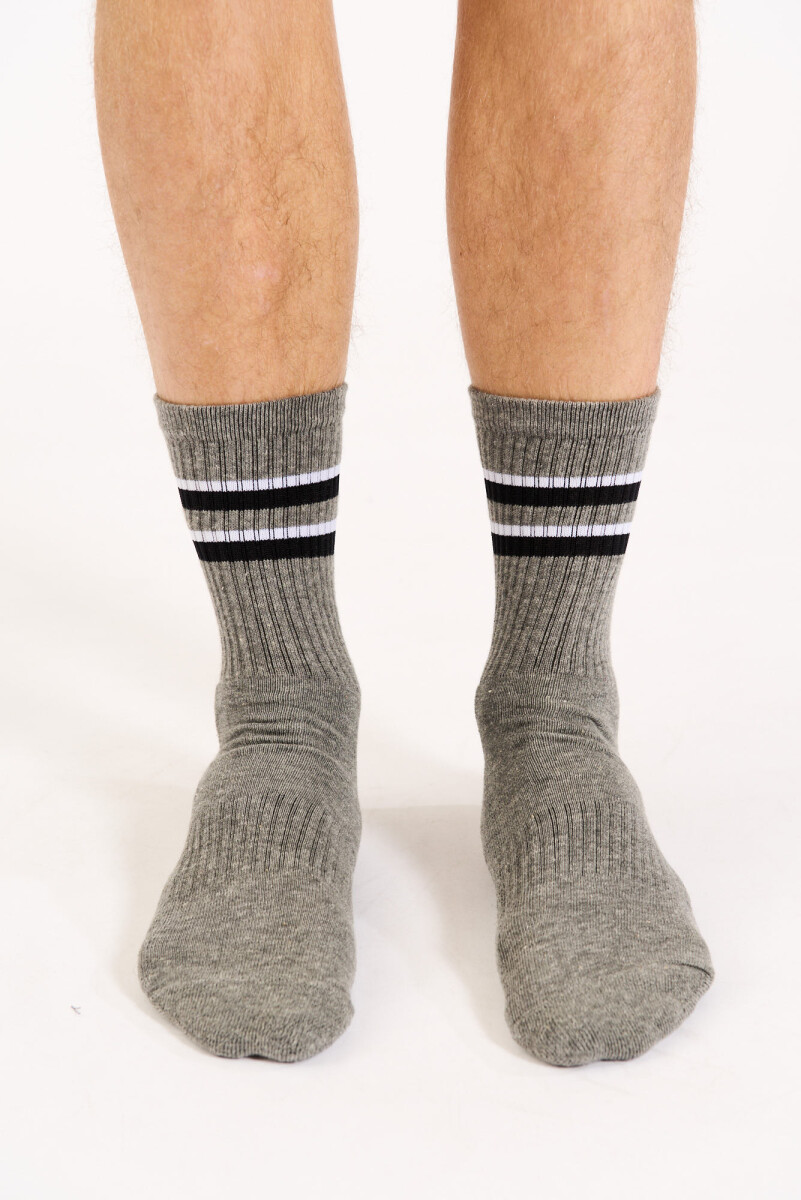 MEDIAS 3/4 DOUBLE LINE SOCKS 