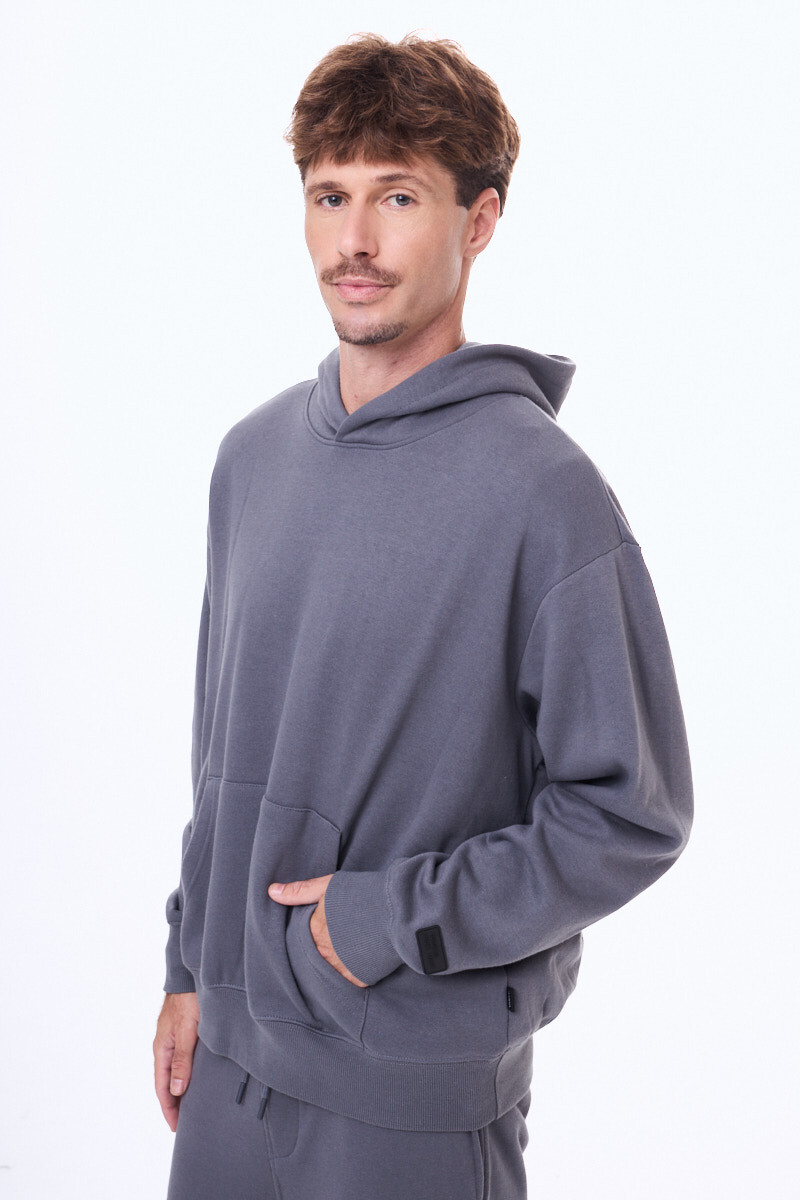 Buzo de felpa Curitiva Gris oscuro
