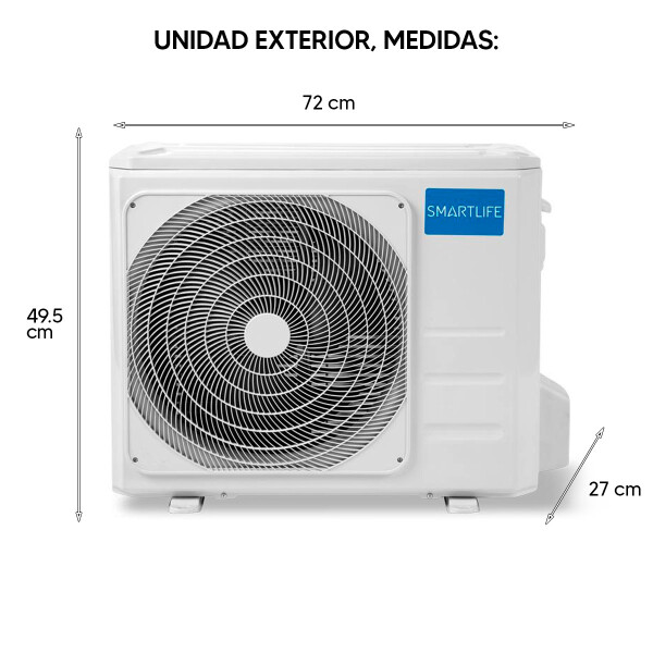 Aire Acondicionado 12000 Btu Smartlife Sl-acfc12m32 AIRE A. SMARTLIFE 12000 BTU CLASE B