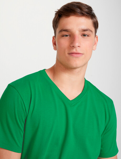 CAMISETA BÁSICA UNISSEX VERDE LIMÓN