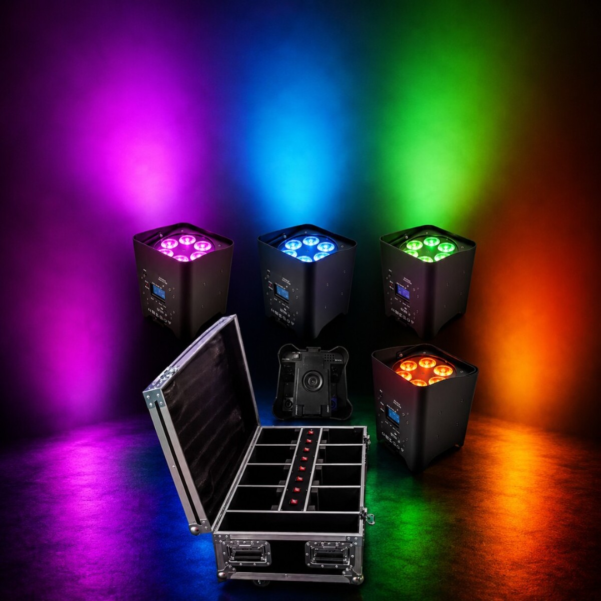 COMBO TACHO LED PLS BAT1 A BATERÍA X8 CON ESTUCHE 