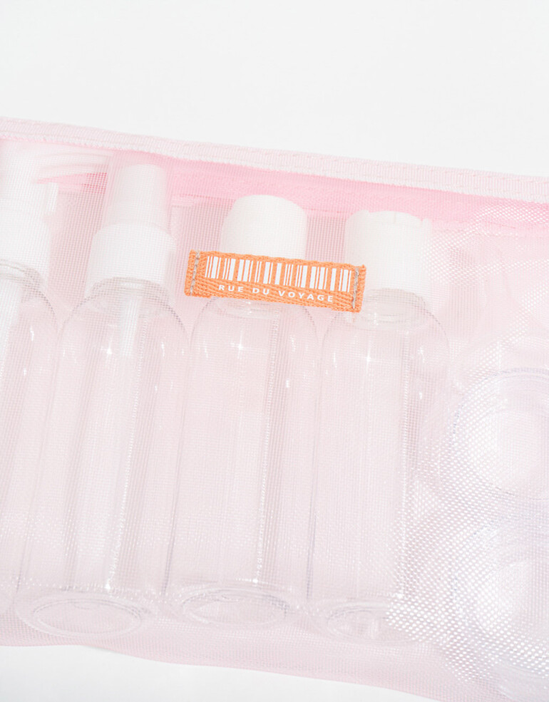 Set de Viaje Set por 6 Set De Botellas De Viaje - Rosa Claro