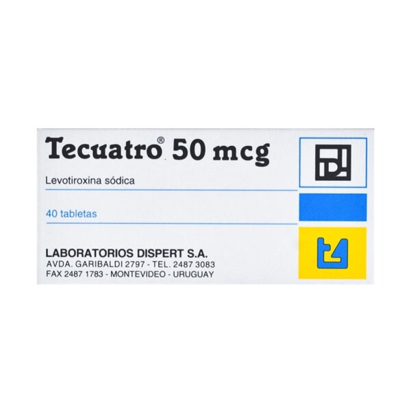 Tecuatro 50 mcg x 40 Comprimidos Tecuatro 50 mcg x 40 Comprimidos