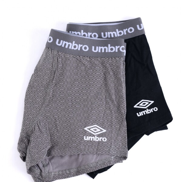 PACK X2 BOXER NEGRO Umbro Hombre 002
