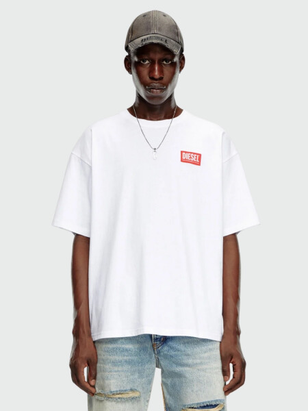 DIESEL - Remera T-Boxt-Lab Blanco