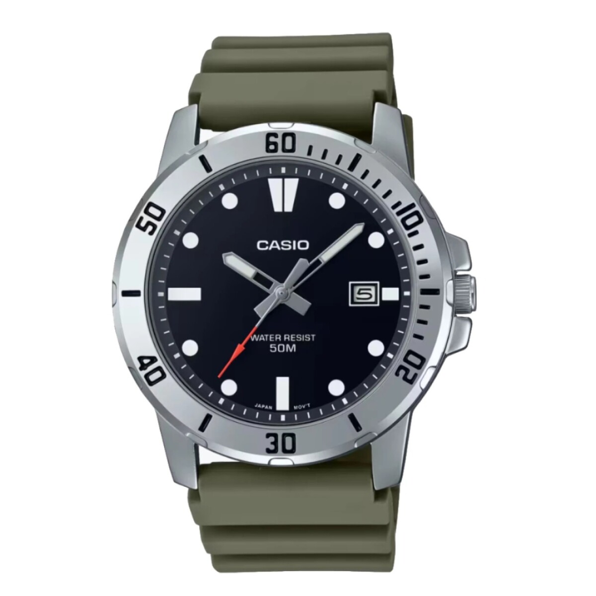 Reloj Casio MTP-VD01-3EVUDF para hombre - Verde 