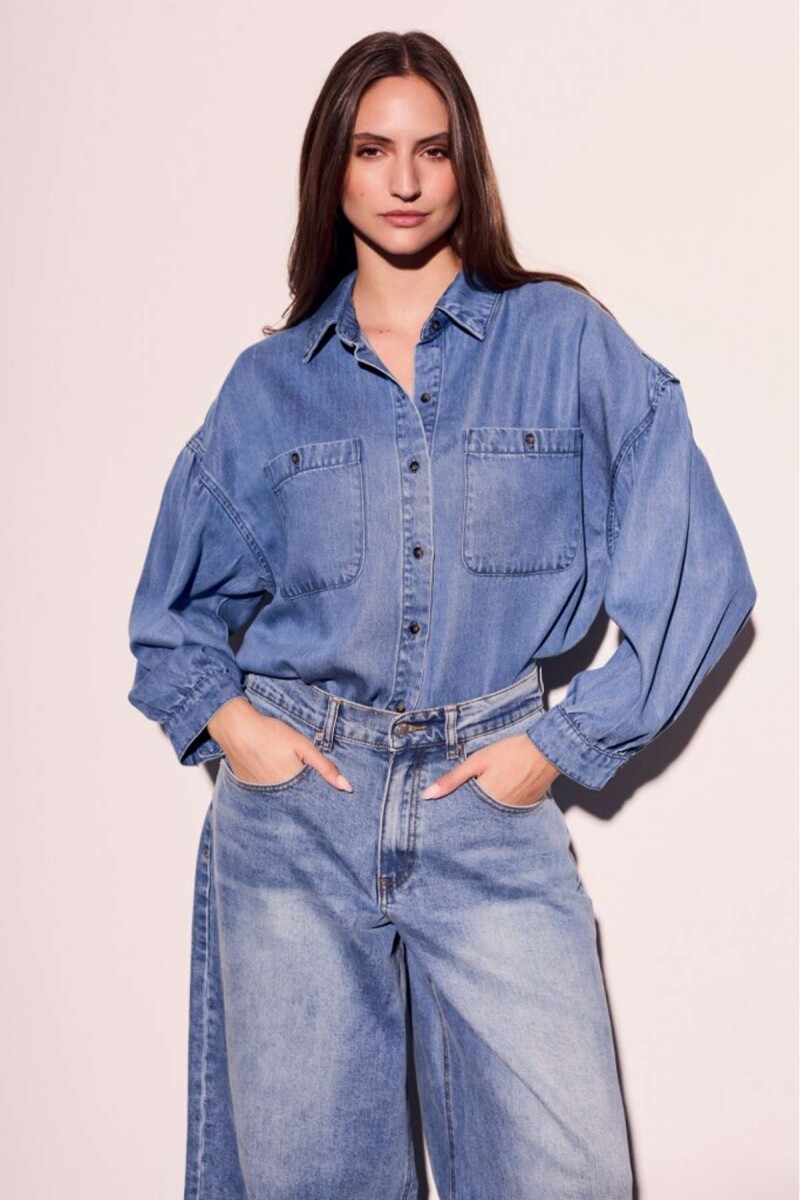 Camisa Denim - Jean - Denim 
