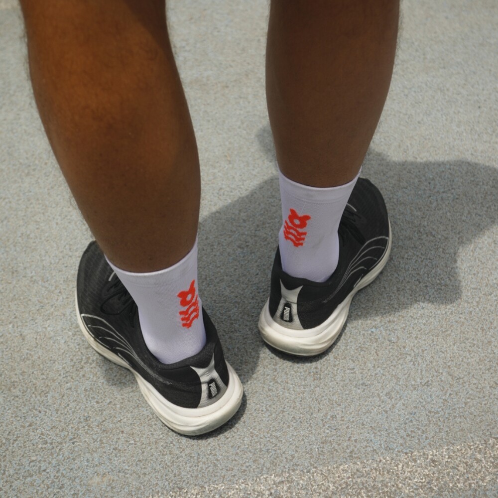 Medias Running BH N&R Unisex Amarillo