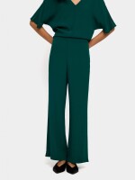 Pantalón Fluido Detalle Brillante verde