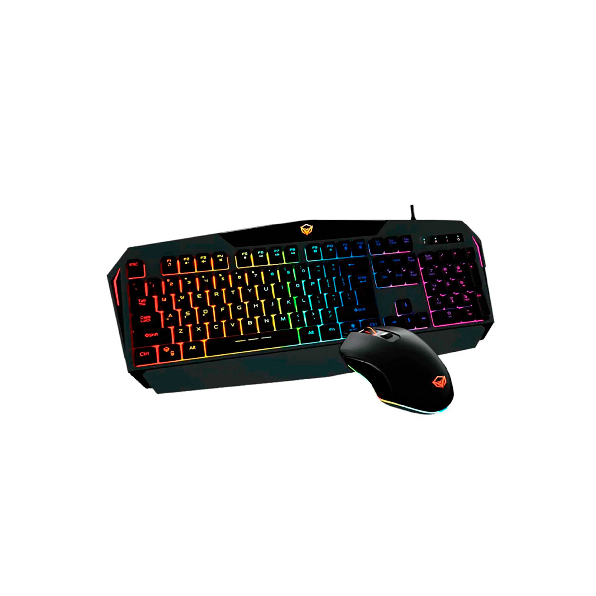Combo Gamer Teclado y Mouse Con Luces Retroiluminado Meetion C510 