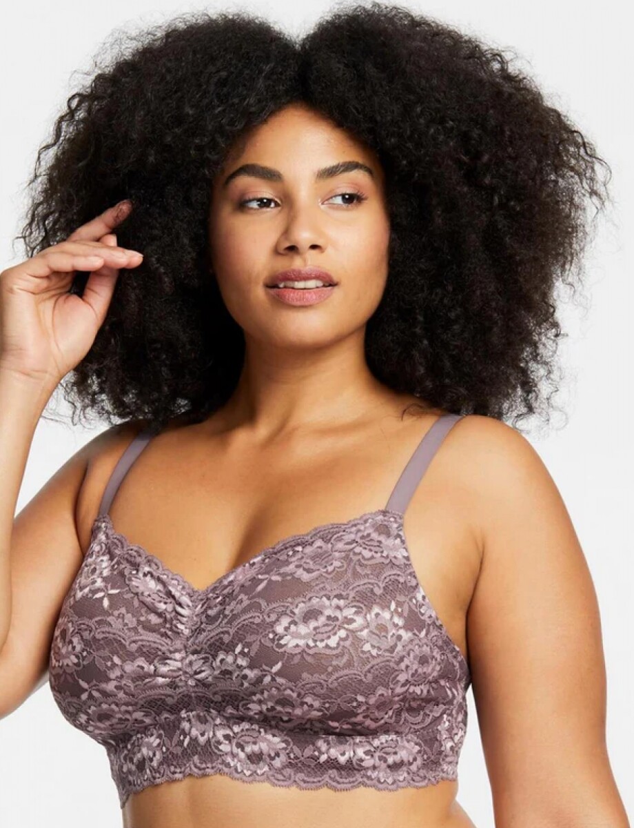 Bralette Butterfly - Lavanda Oscuro 