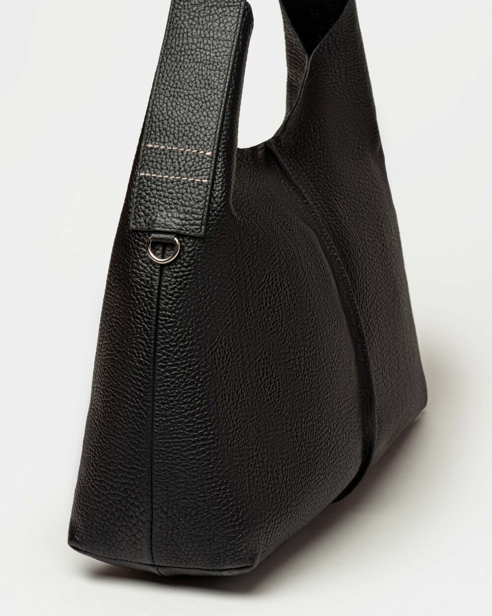 Bolso Tanner en cuero graneado Negro