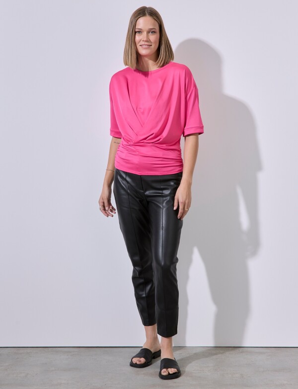 Blusa Plisada FUCSIA