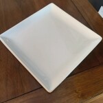 FUENTE CUADRADA PORCELANA 30x4CM BLANCO FUENTE CUADRADA PORCELANA 30x4CM BLANCO