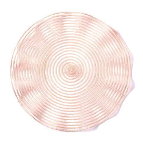 INDIVIDUAL PP REDONDO C/BOLADO COLOR ROSA D38CM INDIVIDUAL PP REDONDO C/BOLADO COLOR ROSA D38CM