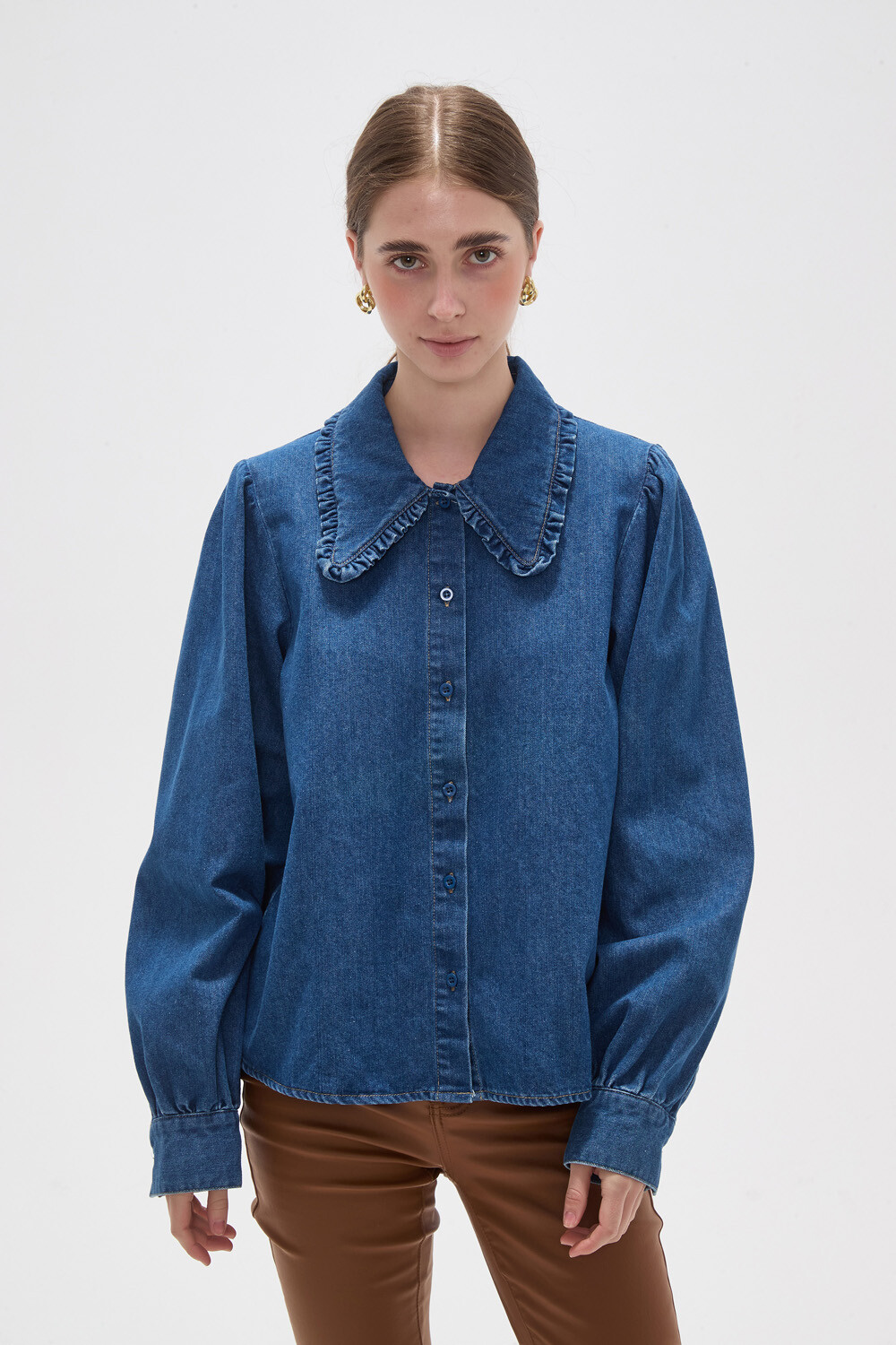 Camisa Ravila Azul Medio