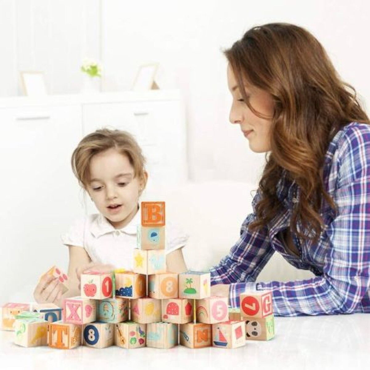 Juegos de madera -Bloques ABC- - Juegos De Madera -bloques Abc- 