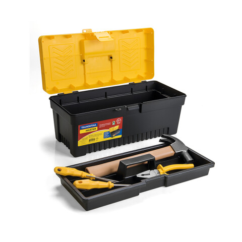Caja de herramientas 17", cierre plástico -TRAMONTINA TN0817